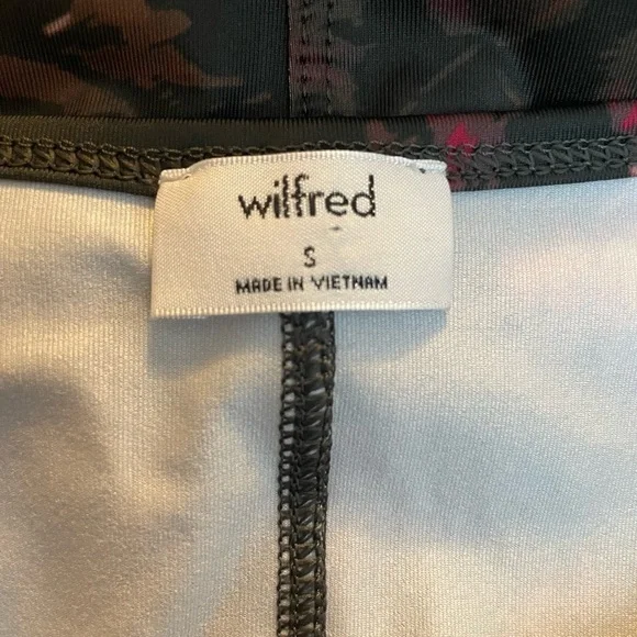 Aritzia Wilfred Black Fleure Long Sleeve Floral Mini Dress- Size Small (bin 3M) - Picture 9 of 9